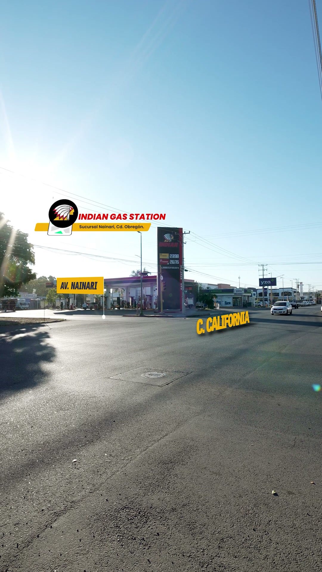 Indian Gas Station — Ubicación & Carga Sucursal Náinari (Reel 9:16)