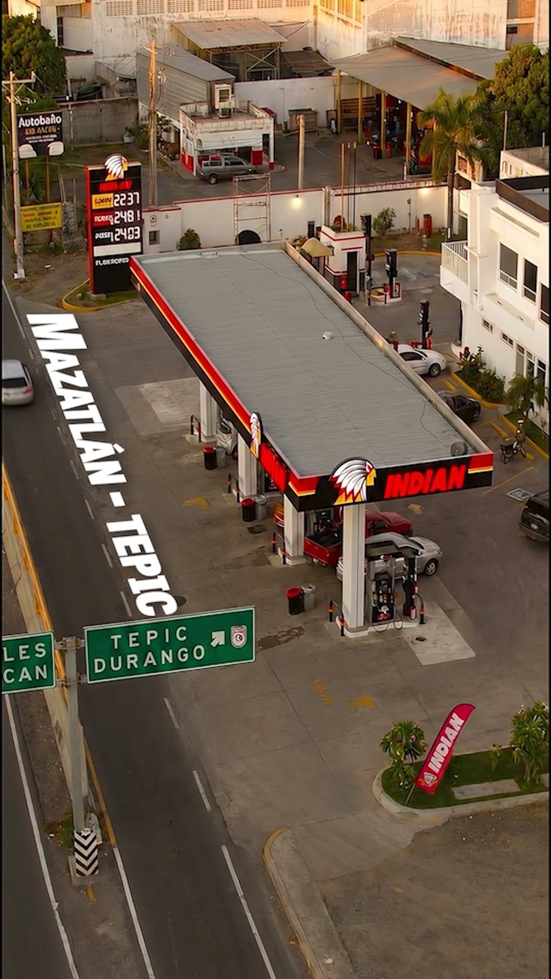 Indian Gas Station — Sucursal Perla Sinaloa Mazatlán (Reel 9:16)